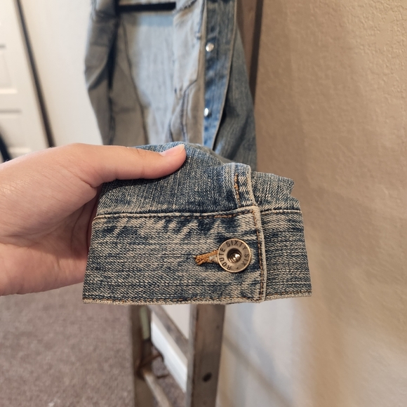 Route 66 Women's Cute Cropped Jean Jacket- Size Small - Picture 7 of 8